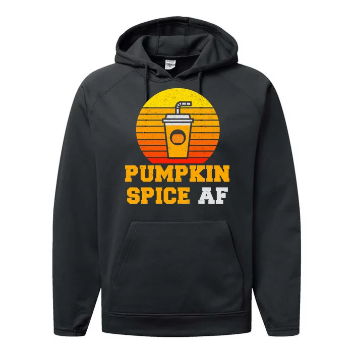 Pumpkin Spice AF1 Performance Fleece Hoodie