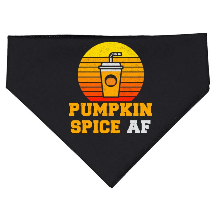 Pumpkin Spice AF1 USA-Made Doggie Bandana