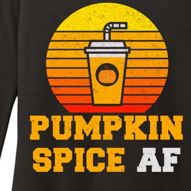 Pumpkin Spice AF1 Womens CVC Long Sleeve Shirt