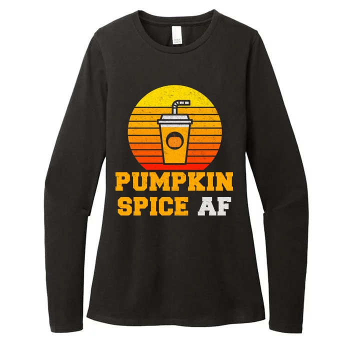 Pumpkin Spice AF1 Womens CVC Long Sleeve Shirt