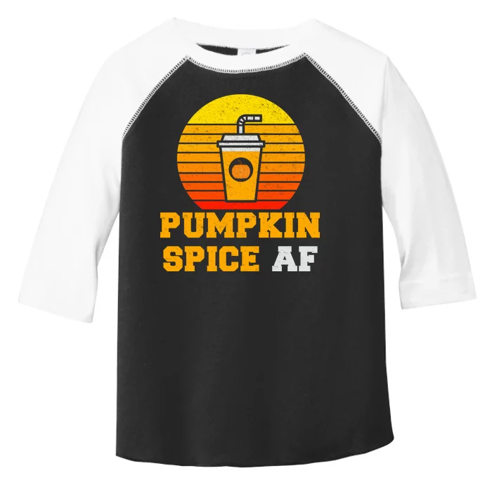 Pumpkin Spice AF1 Toddler Fine Jersey T-Shirt