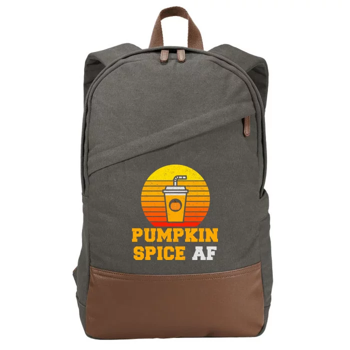 Pumpkin Spice AF1 Cotton Canvas Backpack