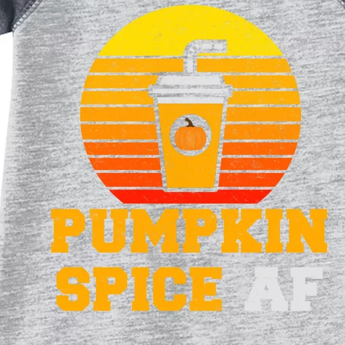 Pumpkin Spice AF1 Infant Baby Jersey Bodysuit