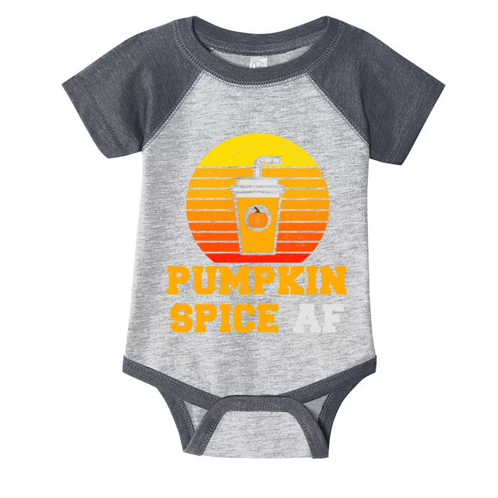 Pumpkin Spice AF1 Infant Baby Jersey Bodysuit