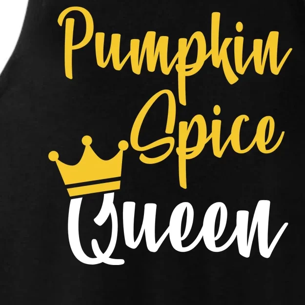 Pumpkin Spice Queen Ladies Tri-Blend Wicking Tank