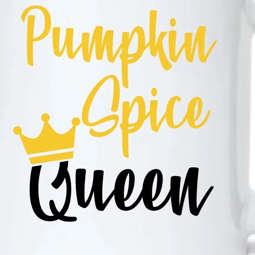 Pumpkin Spice Queen Black Color Changing Mug