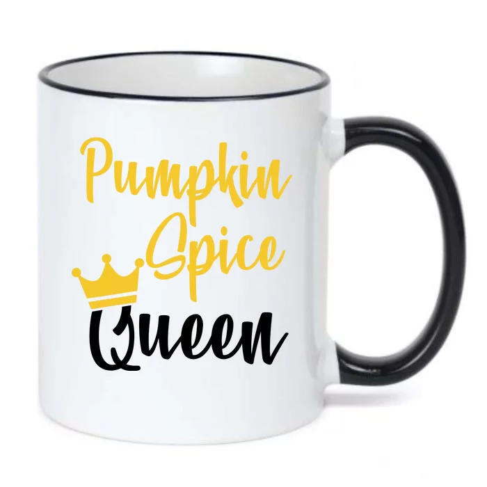 Pumpkin Spice Queen Black Color Changing Mug