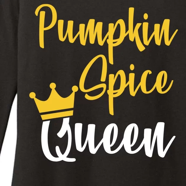 Pumpkin Spice Queen Womens CVC Long Sleeve Shirt