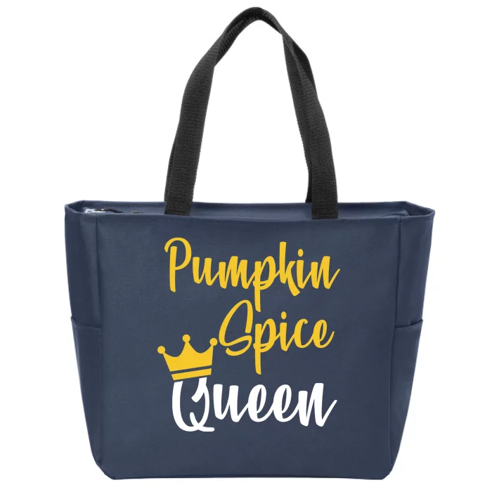 Pumpkin Spice Queen Zip Tote Bag