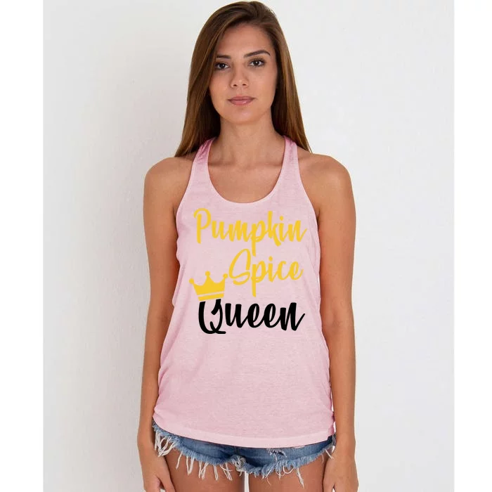 Pumpkin Spice Queen Women's Knotted Racerback Tank