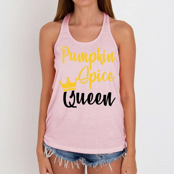 Pumpkin Spice Queen Women's Knotted Racerback Tank