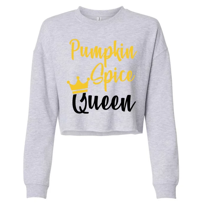 Pumpkin Spice Queen Cropped Pullover Crew