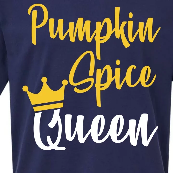 Pumpkin Spice Queen Sueded Cloud Jersey T-Shirt