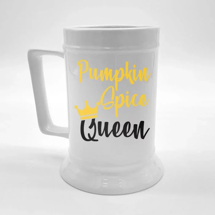 Pumpkin Spice Queen Front & Back Beer Stein