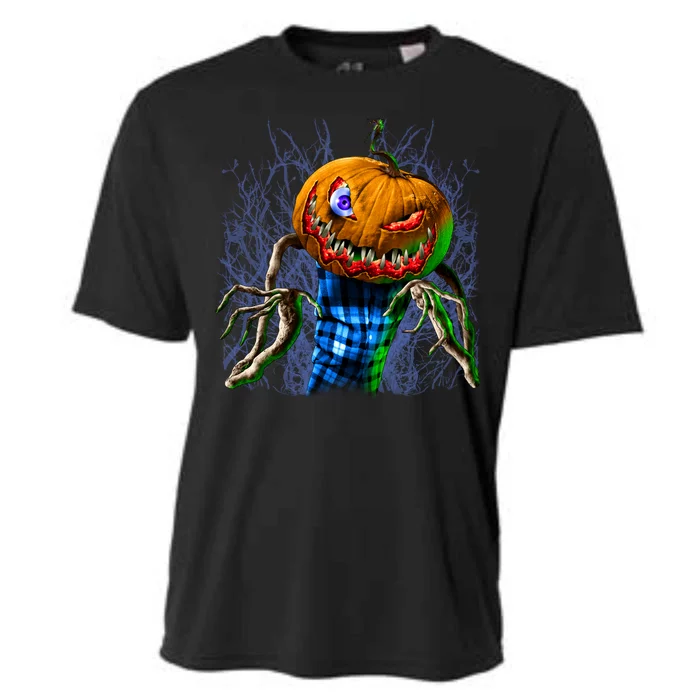 Pumpkinhead Scarecrow Halloween Cooling Performance Crew T-Shirt