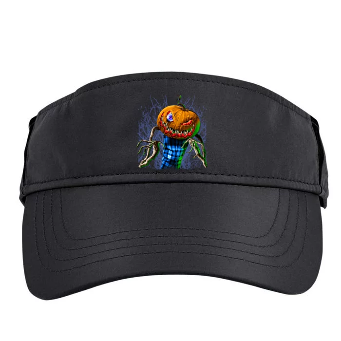 Pumpkinhead Scarecrow Halloween Adult Drive Performance Visor