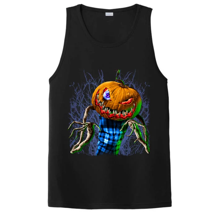 Pumpkinhead Scarecrow Halloween Performance Tank