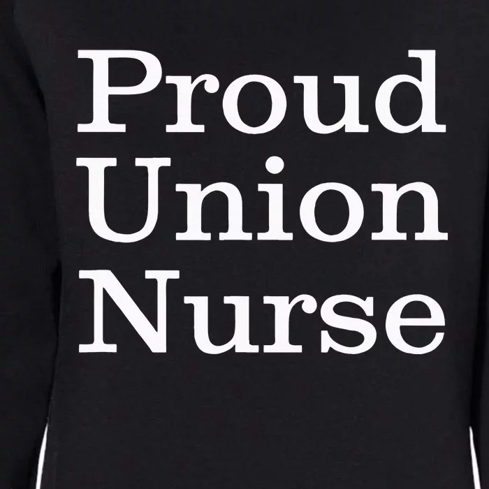 Proud Union Nurse Red Womens California Wash Sweatshirt