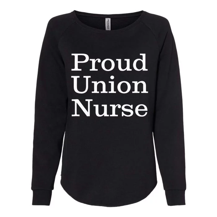 Proud Union Nurse Red Womens California Wash Sweatshirt