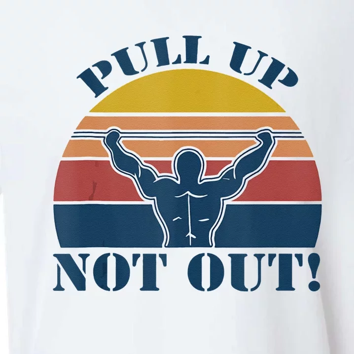 Pull Up Not Out WEIGHT LIFTING Sueded Cloud Jersey T-Shirt