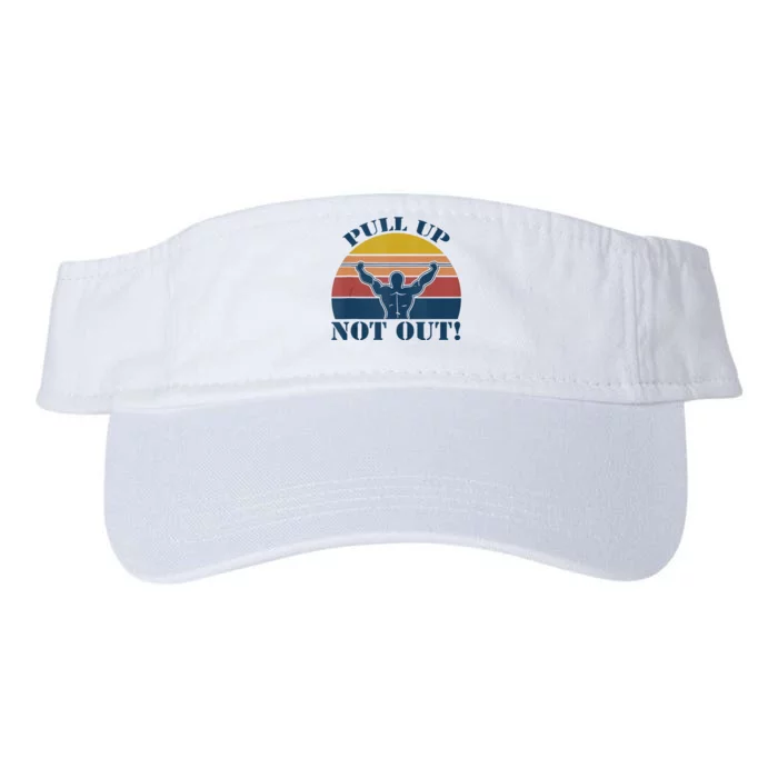 Pull Up Not Out WEIGHT LIFTING Valucap Bio-Washed Visor