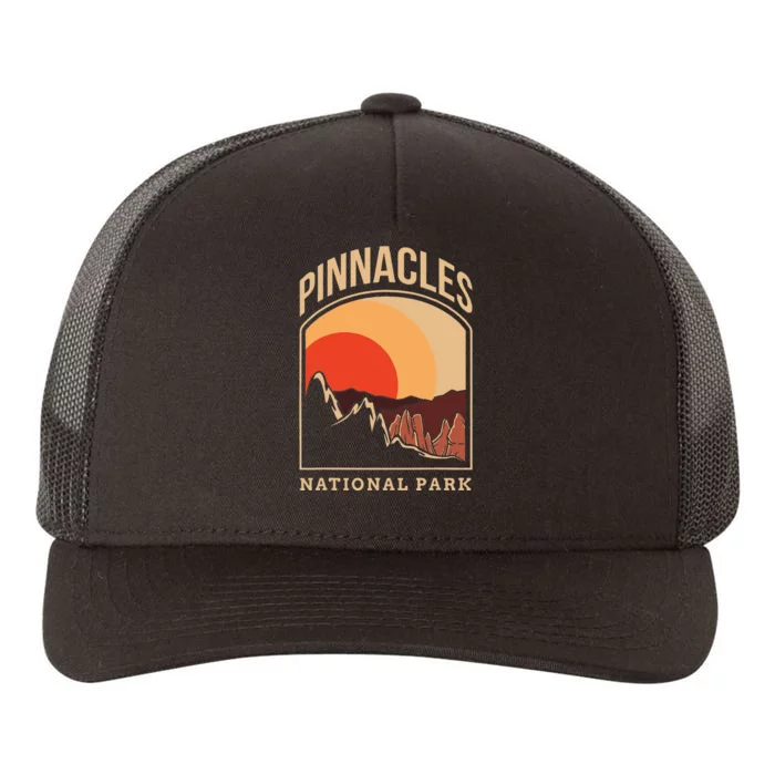 Pinnacles Us National Park California Vintage Gift Yupoong Adult 5-Panel Trucker Hat