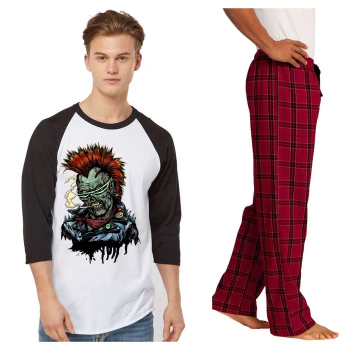 Punk Zombie Raglan Sleeve Pajama Set