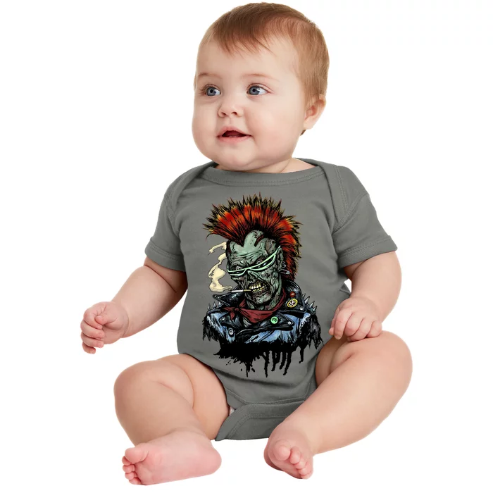 Punk Zombie Baby Bodysuit