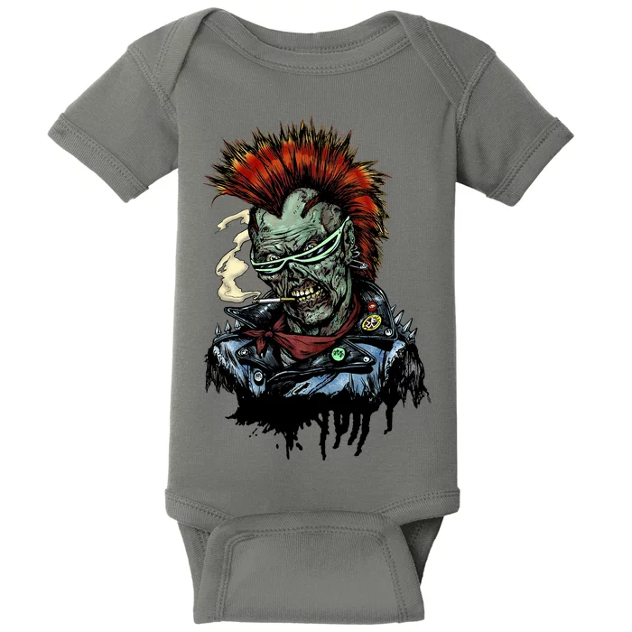 Punk Zombie Baby Bodysuit