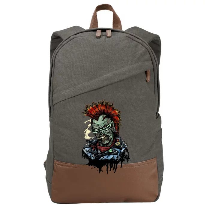 Punk Zombie Cotton Canvas Backpack