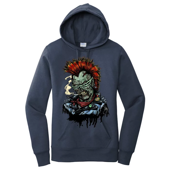 Punk Zombie Women's Pullover Hoodie