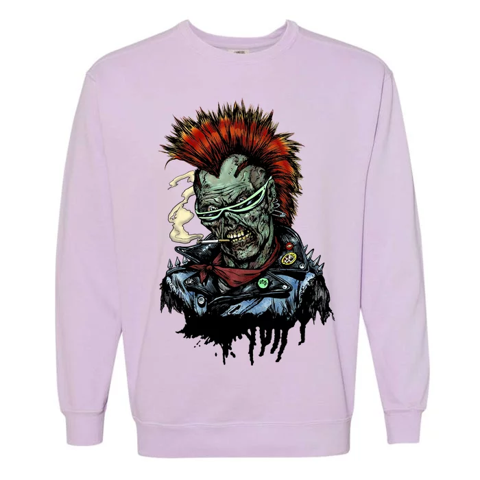 Punk Zombie Garment-Dyed Sweatshirt