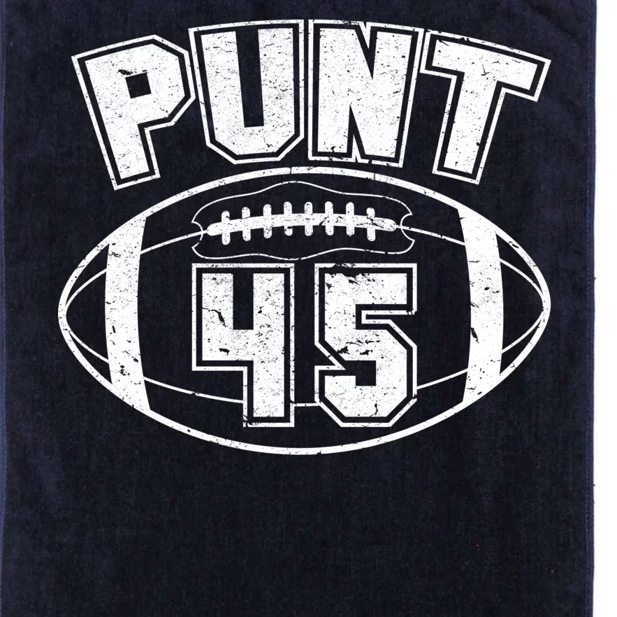 Punt 45 Anti Trump Football Platinum Collection Golf Towel