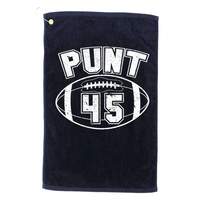 Punt 45 Anti Trump Football Platinum Collection Golf Towel