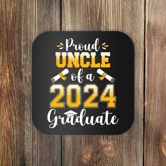 Proud Uncle Of A Class Of 2024 Graduate Senior Graduation Coaster