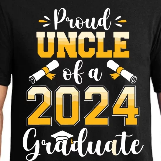 Proud Uncle Of A Class Of 2024 Graduate Senior Graduation Pajama Set