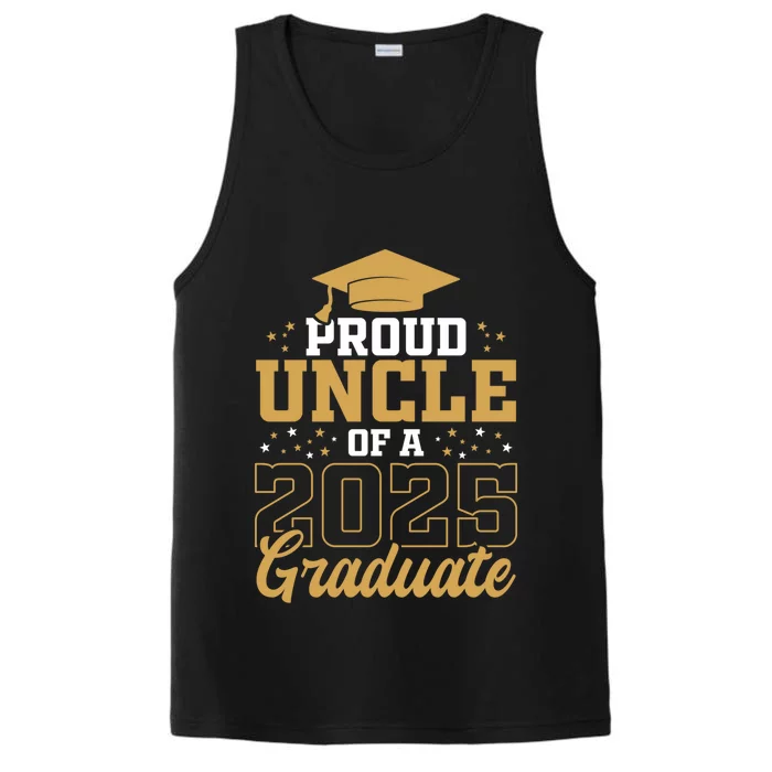 Proud Uncle Of A Class 2025 Graduate Funny Uncle Senior 2025 Gift Performance Tank