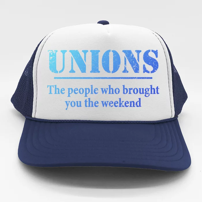 Pro Union Pride Funny Gift Trucker Hat