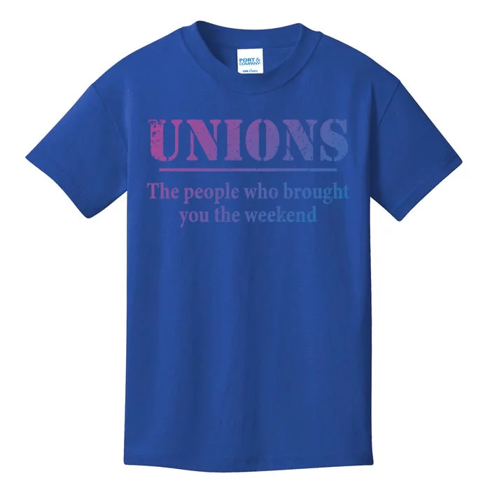 Pro Union Pride Funny Gift Kids T-Shirt