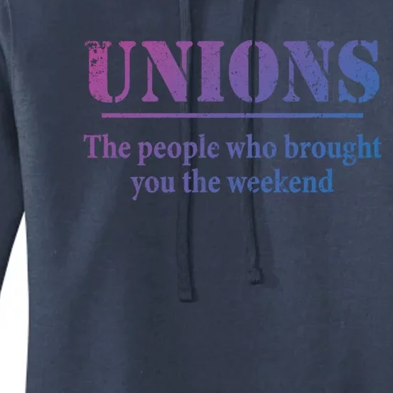 Pro Union Pride Funny Gift Women's Pullover Hoodie