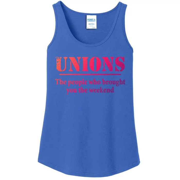 Pro Union Pride Funny Gift Ladies Essential Tank