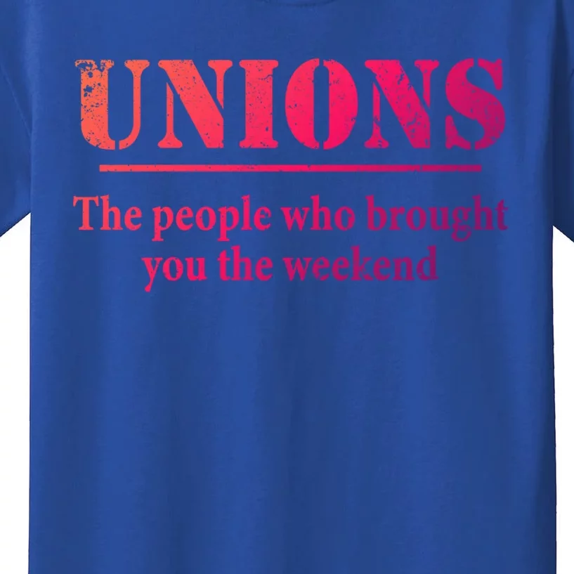 Pro Union Pride Funny Gift Kids T-Shirt