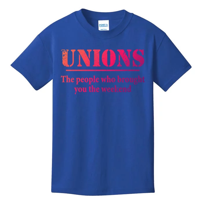 Pro Union Pride Funny Gift Kids T-Shirt