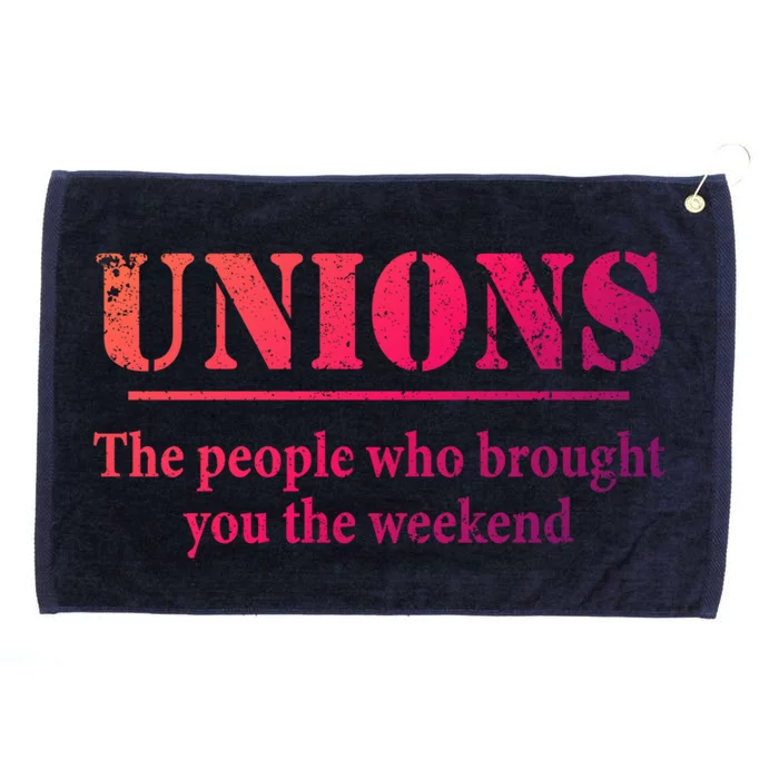 Pro Union Pride Funny Gift Grommeted Golf Towel