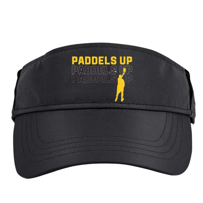 Paddels Up Pickleball Legend Coach Player Adult Drive Performance Visor