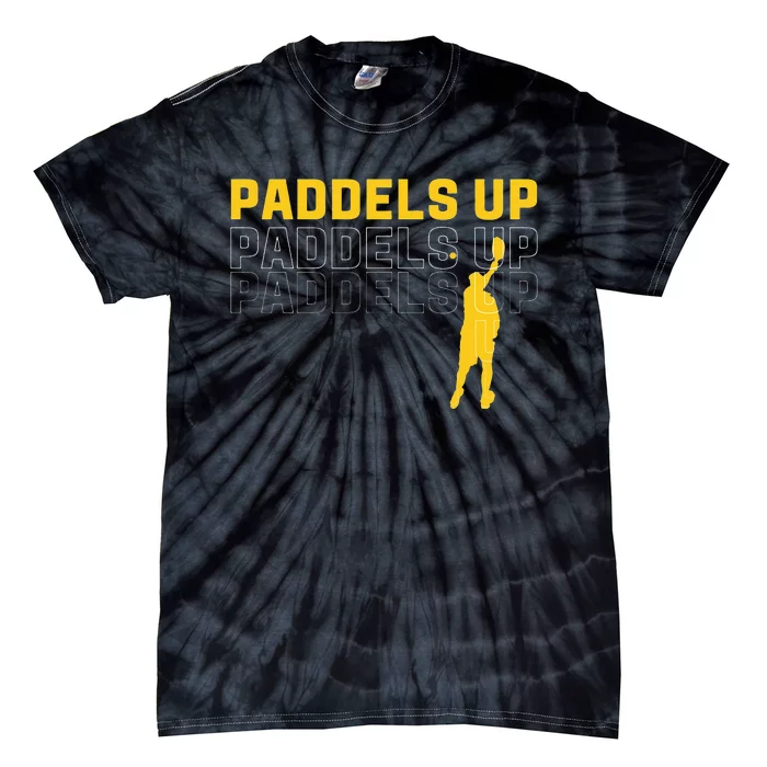 Paddels Up Pickleball Legend Coach Player Tie-Dye T-Shirt