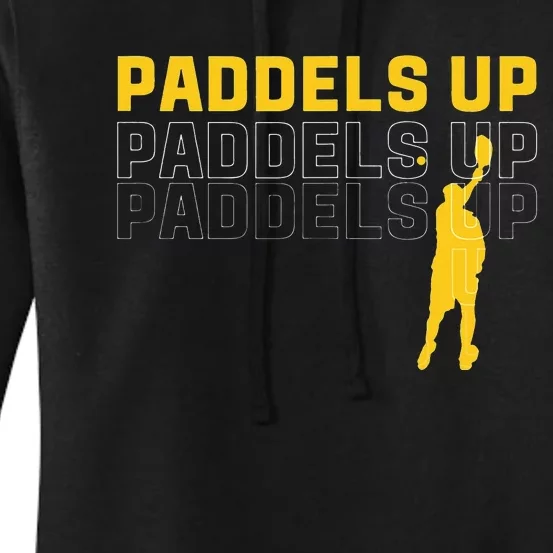 Paddels Up Pickleball Women's Pullover Hoodie