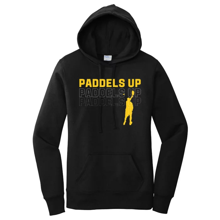 Paddels Up Pickleball Women's Pullover Hoodie