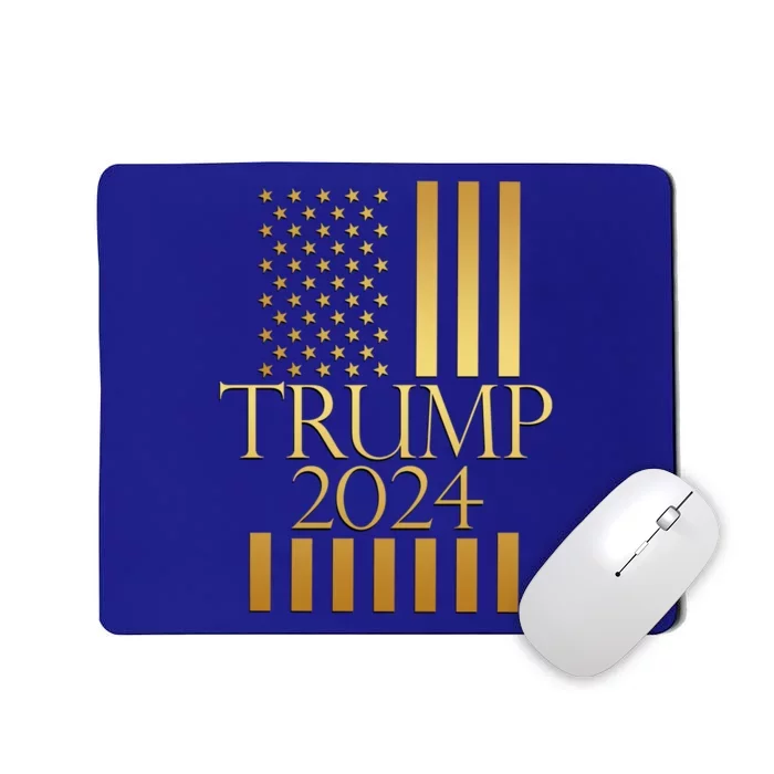 Patriotic Usa Patriotic Golden Pro Trump Flag 2024 Gift Mousepad