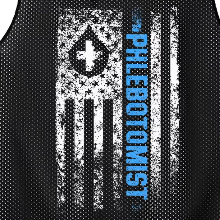 Phlebotomist Usa Phlebotomy Nurse Syringe Hospital Blood Mesh Reversible Basketball Jersey Tank